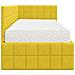 Struttura Letto Angolare con Materasso 2 pcs Giallo Velluto - Foto miniatura 8
