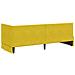 Struttura Letto Angolare con Materasso 2 pcs Giallo Velluto - Foto miniatura 9
