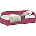 Struttura Letto Angolare con Materasso 2 pcs Rosso Velluto - Foto miniatura 1