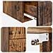 Mobiletto da notte a muro Legno antico 33 x 34,5 x 40 cm - Foto miniatura 7
