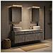 Set di Armadi da Bagno 5 pcs Grigio Cemento 50 x 14,5 x 70 cm - Foto miniatura 4
