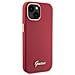 Indovina In Silicone Con Logo E Cornice In Metallo Per Iphone 15 - Rosso - Foto miniatura 6