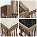Set Divano da Giardino 8 pz Beige e Bianco Crema polyrattan - Foto miniatura 6