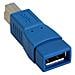 adattatore usb 3.0 type-a femmina a usb 3.0 type-b maschio - Foto miniatura 2