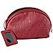 Beauty Borsa Porta Cosmetici Pochette Porta Trucco Rosso T398 - Foto miniatura 5