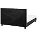 Letto Matrimoniale Moderno In Tessuto Grigio Scuro 160x200 Cm La Rochelle - Foto miniatura 20
