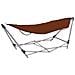 Amaca con Supporto Pieghevole Marrone - Foto miniatura 1