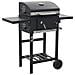 Barbecue A Carbonella Con Ripiano Inferiore Nero - Foto miniatura 1