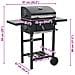 Barbecue A Carbonella Con Ripiano Inferiore Nero - Foto miniatura 6