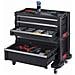 Cassettiera Porta Atrezzi Con 5 Cassetti Tool Chest Set Nero - Foto miniatura 5