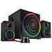 Gravity Carbon Rgb 2.1 Sistema Di Altoparlanti Subwoofer, 120w, Collegamento Bluetooth Per Smartphone / Tablet, Nero - Foto miniatura 6