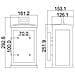 Slv Ip44 - Lampada Da Parete Per Esterni, 1x75w / e27 Roscoe Fe / roscoe / s - Foto miniatura 2