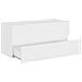 Mobile Bagno con Lavabo Integrato Bianco in Legno Multistrato - Foto miniatura 7