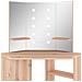 Tavolino da Trucco Angolare con LED Rovere 111x54x141,5 cm - Foto miniatura 8