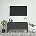 Mobile Tv Antracite 105x35x50 Cm In Acciaio - Foto miniatura 1