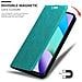 Custodia Compatibile Con Xiaomi Redmi 10 / Redmi Note 11 4g In Turchese Petrolio - Coperchio Protettiva Con Chiusura Magnetica, Funzione Stand E Tasca Per Le Carte - Foto miniatura 7