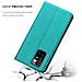 Custodia Compatibile Con Xiaomi Redmi 10 / Redmi Note 11 4g In Turchese Petrolio - Coperchio Protettiva Con Chiusura Magnetica, Funzione Stand E Tasca Per Le Carte - Foto miniatura 8