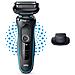 Series 5 51-m1200s Rasoio Trimmer Nero, Blu - Foto miniatura 4