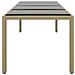 Tavolo Da Giardino Con Piano Vetro Beige In Polyrattan - Foto miniatura 3