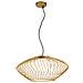 Lampadario Contemporaneo Plec Metallo Oro 1 Luce Led Diffusore Vetro Bianco - Foto miniatura 1