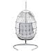 Poltrona Sospesa Con Piedistallo Grigio Chiaro Sesia - Foto miniatura 2