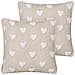 Set Di 2 Cuscini Gazania Cotone 45 X 45 Cm Beige - Foto miniatura 6