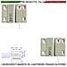 Micro Contatto Magnetico Nc Bianco 2 Pezzi Allarme Per Infissi Tensione Max 100 V Corrente 1 Ah Reed In Ampolla Di Vet - Foto miniatura 1