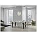 Tavolo Allungabile 90x160/264 Cm Flame Premium Bianco Frassino Telaio Antracite - Foto miniatura 4