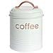 Barattolo Contenitore Ermetico Scatola Alimenti Cucina Con Coperchio Copper Barattolo Caffè - Foto miniatura 1