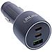 Adattatore di alimentazione per auto Power Delivery, 2x USB-C+QC USB-A - Foto miniatura 1