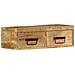 Mobile Tv A Parete 60x30x19 Cm Legno Grezzo Massello Di Mango - Foto miniatura 1
