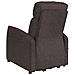 Lusso Casadino -  Poltrona Alzapersona Marrone Scuro In Tessuto - Foto miniatura 5
