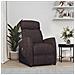 Lusso Casadino -  Poltrona Alzapersona Marrone Scuro In Tessuto - Foto miniatura 8
