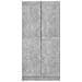 Lusso Casadino -  Armadio Grigio Cemento 82,5x51,5x180 Cm In Legno Multistrato - Foto miniatura 5