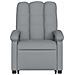 Lusso Casadino -  Poltrona Reclinante Alzapersona Elettrica Grigio Chiaro Tessuto - Foto miniatura 7
