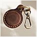 Custodia In Pelle Premium Per Apple Airtag Coffee - Foto miniatura 4