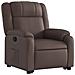 Poltrona Alzapersona Reclinabile Marrone in Similpelle - Foto miniatura 4