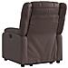 Poltrona Alzapersona Reclinabile Marrone in Similpelle - Foto miniatura 5