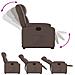 Poltrona Alzapersona Reclinabile Marrone in Similpelle - Foto miniatura 7