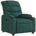 Poltrona Elettrica Reclinabile Verde Scuro in Tessuto - Foto miniatura 4