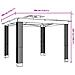 Gazebo con Tetto Doppio Crema 2,94x2,94 m in Acciaio - Foto miniatura 8