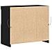 Credenza con Luci LED Rovere Nero 81x37x67 cm - Foto miniatura 5
