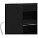Credenza con Luci LED Rovere Nero 81x37x67 cm - Foto miniatura 8