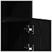 Credenza con Luci LED Rovere Nero 81x37x67 cm - Foto miniatura 9