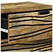 Mobile da comodino 50x33x60 cm Legno Massello Mango - Foto miniatura 7