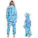 Pigiama Per Bambini Kigurumi Onesie Costume Sulivan Blu 135-145 - Foto miniatura 6