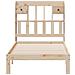 Letto Libreria senza Materasso 90x200 cm Legno Massello Pino - Foto miniatura 4