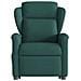 Poltrona Alzapersona Reclinabile Elettrica Verde Scuro Tessuto - Foto miniatura 5