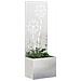 Vaso da Giardino con Pannello Decorativo Argento 50 x 140 cm - Foto miniatura 3