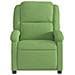 Poltrona Reclinabile Elettrica Verde Chiaro in Velluto - Foto miniatura 8
